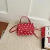 Moda Otoño 2026 Bolso Cruzado Pequeño Cuadrado de Lunares Elegante y Sencillo Estilo Coreano Diseño de Nicho Bolso de Mano para Hombro para Mujer