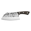 Cuchillo de Cocina para el Hogar, Forjado a Mano con Patrón de Martillo, Doble Propósito para Cortar en Pedazos y Rebanar, Cuchillo de Acero Inoxidable para Rebanar y Cortar en Pedazos, Multifuncional para Cortar Huesos