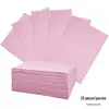 Tapete de Mesa para Nail Art Descartável Transfronteiriço Ferramentas de Limpeza Papel para Cílios 125 Peças/Pacote Tapetes de Papel Coloridos para Nail Art Venda Direta de Fábrica