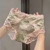 Venda Direta de Fábrica Bestseller Transfronteiriço Renda Calcinhas Femininas Virilha Sexy Estilo Puro Desejo Vazado Laço Fio Dental