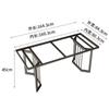 Suporte de Mesa para Perna de Mesa de Azulejo Embutido Mesa de Rocha Perna de Mesa Aço Inoxidável Mesa de Centro Embutida Base de Metal à Prova de Ferrugem Pernas de Mesa