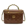 Bolso de Cadena de Diamantes para Mujer Otoño Nuevo Diseño de Nicho Bolso Cruzado de Gran Capacidad de Alta Gama Bolso Cubo Portátil