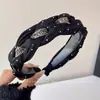 Diadema de Color Café de Alta Corona para Otoño e Invierno para Mujeres, Diadema Retro Francesa, Pinza Antideslizante para Lavarse la Cara, Nuevo Accesorio de Cabello de Moda