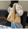 2026 Estilo Páramo Estilo Perezoso Bolso de Hombro para Axila Estilo Campus Versátil para Viajar Moda Simple Gran Capacidad Bolsa de Tela Bolso para Mujer