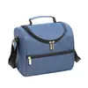 Bolso cruzado catiónico para lonchera, gran capacidad, bolsa de hielo, simple, papel de aluminio grueso, bolsa térmica para lonchera, bolsa bento