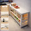 Estante de Almacenamiento Multifuncional para Cocina Estante de Almacenamiento de Microondas de Varias Capas Estante para Ollas Cesta de Verduras de Mesa para Suelo Hogareño Gabinete Lateral
