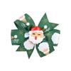 432 accesorios para el cabello infantiles de comercio exterior, pinza de cola de milano en forma de V con lazo, tocado navideño de muñeco de nieve, copo de nieve, dibujos animados