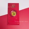 Pegatina de Teléfono Móvil Dorada Oro Puro 999 Año del Caballo, Hazte Rico Inmediatamente, Dios de la Riqueza, Sobre Rojo Conteniendo Oro, Regalos de Año Nuevo al por Mayor