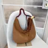 Bolsa Ruien de Grande Capacidade Feminina 2026 Outono Nova Bolsa Transversal Retrô Alta Textura Alta Aparência Ombro Único Bolsa Bolinho