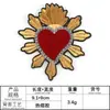Etiqueta bordada por computadora Lixin Corona de Amor etiqueta de tela accesorios para ropa decoración de abrigo y sombrero parche de bordado DIY pegatina de tela