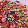 2023 Novas Frutas e Vegetais Diy Acessórios de Resina Série de Desenhos Animados Misto Celular Shell Beleza Filme Simulação Jóias