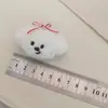 Acessórios de Cachorrinho Branco Fofo de Pelúcia Cacheado DIY Joias Materiais Artesanais Acessórios de Roupa Flor para Sapato Acessórios Atacado