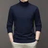 Suéter de punto de comercio exterior transfronterizo de otoño e invierno para hombre, estilo coreano, corte ajustado para hombre, manga larga, jersey de punto básico al por mayor