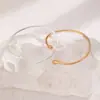 Anillo de Brazo de Moda con Apertura de Gota de Agua Transfronteriza Europeo y Americano Pulsera de Metal Líquido Anillo de Brazo Femenino Aleación Pulsera de Nicho