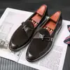Nuevos Zapatos de Hombre de Verano, Zapatos Casuales Británicos de Moda Estilo Coreano, Zapatos Formales de Cuero para Negocios, Mocasines de Cuero Brillante para Hombre