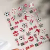 Pegatinas de Arte para Uñas Minimalistas Repujadas Elemento de Fútbol Copa del Mundo 2026 Pegatinas Ins Hechas a Mano Trofeo Pegatinas DIY para Diario
