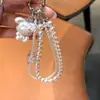 Funda de Teléfono Colgante Cadena Anti-Pérdida Colgante Cámara Ccd Gato Kt Niña Mariposa Cristal Perla Alto Rendimiento Creativo