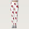 San Valentín 2024 Amor Europeo y Americano Transfronterizo Nueva Ropa de Mujer Estampado Digital Personalizado Casual Ajustado Leggings Adelgazantes