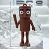 Llavero Caja Sorpresa Figura Shan Hai Jing Llavero Colgante Shan Guo Shan Hai Jing Figura de Palo de Madera de Goma Blanda 3D Pvc