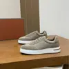 Suministro Exclusivo Transfronterizo de Tenis Estilo Old Money para Hombre, con Combinación de Gamuza, Malla y Piel Genuina, Zapatos Casuales Directamente de Fábrica