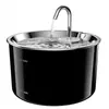 Bebedouro para gatos, bebedouro automático de circulação em aço inoxidável para animais de estimação, bebedouro para cães, tigela de água para gatos, atacado transfronteiriço