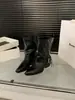 Botas Western Cowboy de Cano Curto com Salto Bloco e Pernas Afuniladas, Botas Femininas 2026 Outono/Inverno, Botas com Franjas Empilhadas Retrô