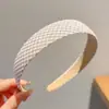Faixa de cabelo alta que faz o rosto parecer menor, faixa de cabelo de aba larga para mulheres, presilha de cabelo estilo coreano, novo acessório de cabelo de faixa com laço 2026