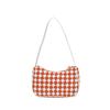 Bolso de mano estilo coreano, informal, a cuadros, para mujer, 2023
