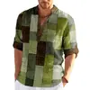 2024 moda casual transfronteriza temu solapa estampado 3D gato hombre manga corta camisa casual