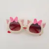 Gafas de sol para niños con forma de conejo gafas de sol con lazo gafas de sol para niños y niñas gafas de sol bonitas de moda