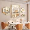 Nuevo mural de decoración de restaurante Combinación de porcelana de cristal Hotel B & B decoración de pared de mesa pintura colgante de pared decoración
