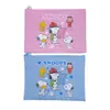 Bolsa para archivos A5 de Snoopy transfronteriza, bolsa de almacenamiento de papelería para estudiar, bolsa de archivos impermeable de dibujos animados lindos para estudiantes