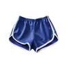 Pantalones Deportivos Shorts para Mujer Sueltos Pierna Ancha Verano Casual Aspecto Adelgazante 2025 Nuevo Cintura Elástica Color Contrastante Ins de Moda Venta Directa