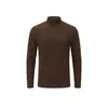 Impresión OEM Personalizada de Logo, Soporta Camisetas Personalizadas de Acetato, Lana, Seda, Camisas Térmicas de Cuello Medio para Hombre