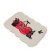 Alfombra de Piso para Baño de Gatito de Dibujos Animados Alfombra para Pies de Barro Diatómico para el Hogar Alfombra para Pies con Forma Especial Absorbente para Baño Secado Rápido