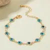 Accesorios Pulsera de Ojo del Diablo Bohemia con Cuentas Pulsera Elástica Personalizada Ojo Pulsera de Buena Suerte de Año Nuevo al por Mayor