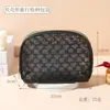 Bolsa de Maquiagem Casual de Tela Preta para Mulheres, Bolsa de Cosméticos de Alta Qualidade e Grande Capacidade, Necessaire Impermeável para Viagem