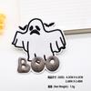 Nuevos Parches Bordados de Fantasma Blanco para Halloween, Parches de Dibujos Animados de Calabaza para Equipo Festivo, Estilo Termoadhesivo al por Mayor