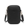Bolso para Teléfono Móvil de PU Verde Menta con Patrón de Lichi Bolso Amarillo Lindo Suave Lindo Bolso Cruzado Plateado Bolso Pequeño para Usar Solo