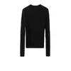 Design de rosa~Suéter de lã com gola redonda feminino malha fina ultrafino levemente transparente sexy slim-fit suéter pullover malharia