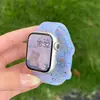 Adecuado para Applewatch12 Correa de Gel Apple S11 Reloj Iwatch8 Hebilla Resistente a Astillas Nike Silicona Verano