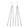 Cadena para Colgar Cesta de Flores, Cadena para Colgar Maceta, Cadena para Cesta Colgante de Palmera de Coco, Cadena para Cesta Colgante de Doble Gancho, Cadena para Cesta Colgante de Hierro
