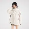 Nueva chaqueta de alta calidad, gruesa, cortavientos e impermeable, para exteriores, de otoño e invierno, para hombres y mujeres, cálida, tres en uno, juego de 0.05 kg por pieza