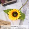 Girassol Simulado, Girassol Artificial, Flor de Seda Falsa, Flor de Casamento, Ornamento de Decoração de Sala de Estar Acabado, Flor de Plástico Floral