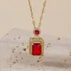 Pendientes de gema esmeralda retro para mujer, moda nacional, combinables, elegantes, geométricos, con circón, joyería de tono agitado, mano rápida, suministro en vivo