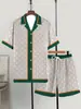 Traje de Dos Piezas Hawaiano de Manga Corta para Hombre Transfronterizo Venta Caliente Moda Impresa en 3D Tendencia Casual Vacaciones
