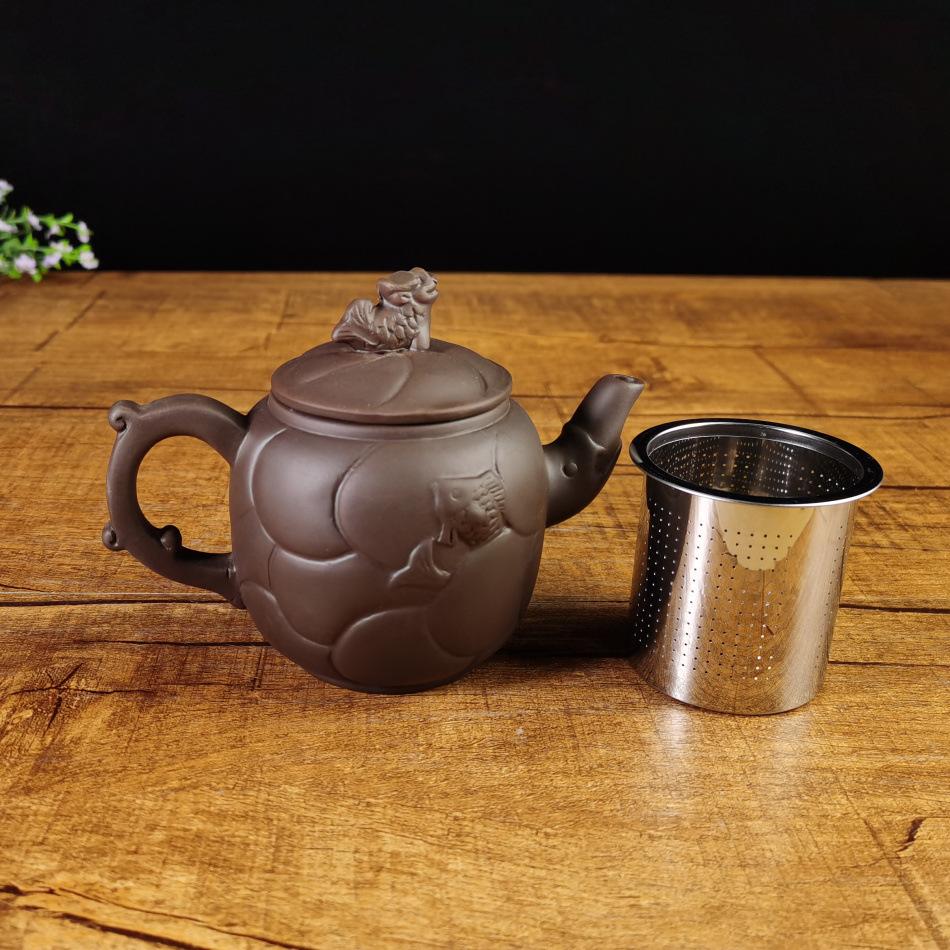 大鱼化龙壶300ml带不锈钢茶滤