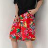 Shorts casuales de verano para hombre con estampado de flores grandes del noreste, pantalones de playa, estilo chino, características étnicas, shorts para hombre de talla grande, moda