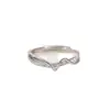 Anillo Oda Estrellada para Mujer, Diseño Estilo Ins, Anillo de Dedo Moda Otoño/Invierno Lujo Ligero, Joyería de Siete Granos al por Mayor