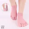 Meias Toesox qualidade nova gradiente yoga meias tie-dye sem calcanhar cinco dedos esportes pilates dispensando meias antiderrapantes
